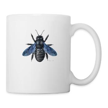 Holzbiene - Tasse - Weiß - Rechts