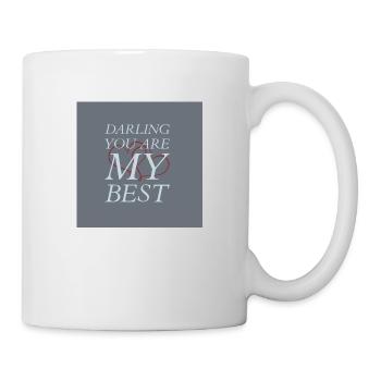 Darling you are my best - Tasse - Weiß - Rechts