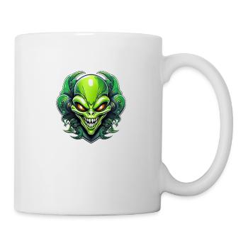 Sauvage, en colère, pugnace, combatif, motivant, sport - Mug blanc - blanc - Droite