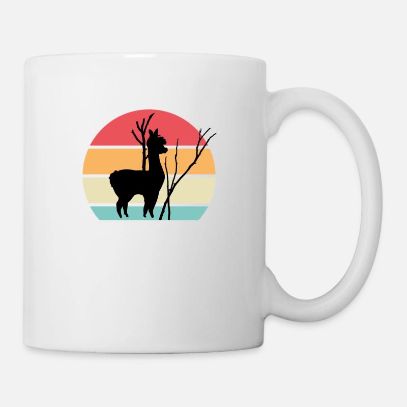 Alpaka - Tasse - Weiß