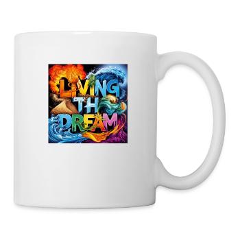 Living the Dream - Mug - white - Right