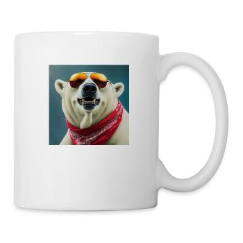 Cool Bear Shades - Mug - white - Right