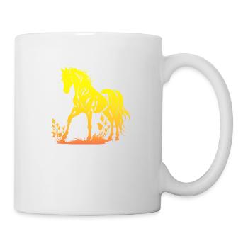 Cowboy Funny Cowboy Hat Wild Western Rodeo Texas - Mug - white - Right