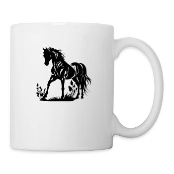 Cowboy Funny Cowboy Hat Wild Western Rodeo Texas - Mug - white - Right