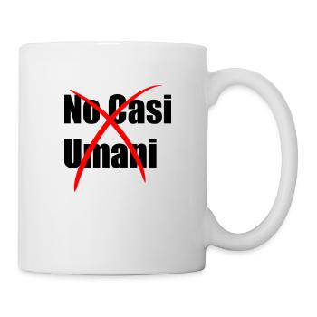 No human cases - Mug - white - Right