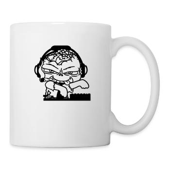 Zombie Monster DJ Horror Mixer Party Music - Mug - white - Right