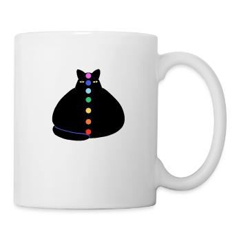 Chat Kra - Mug blanc - blanc - Droite