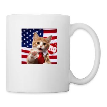 The cat says no - Mug - white - Right