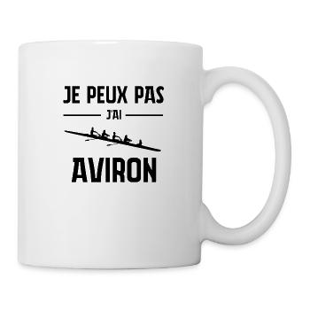 I can't I rowing gift birthday humor - Mug - white - Right