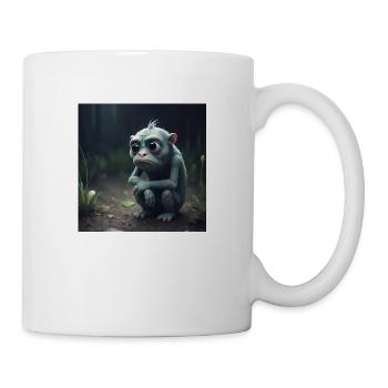 Sad creature - Mug - white - Right