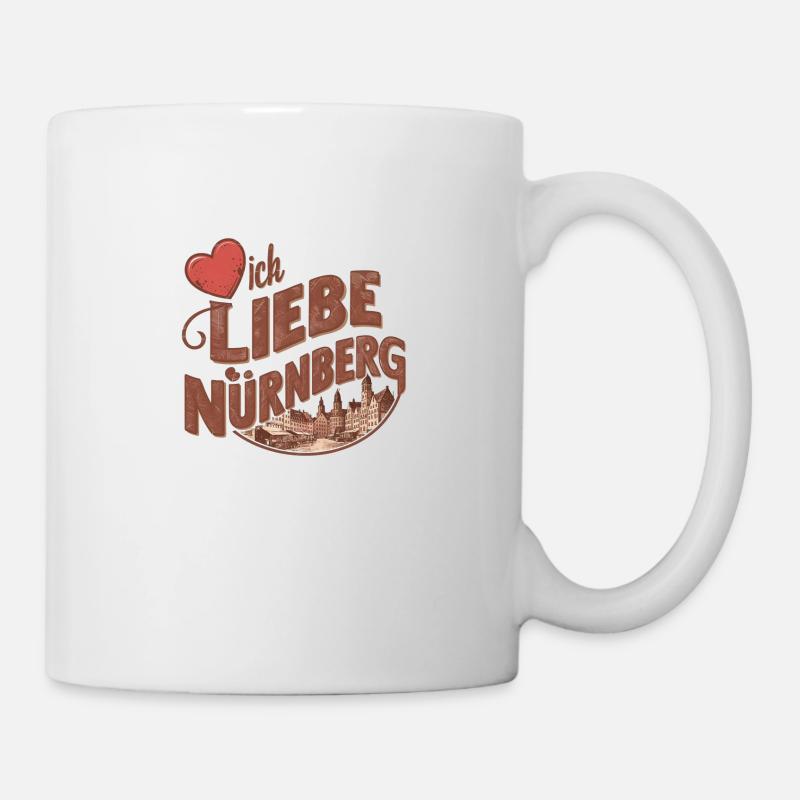 Ich liebe Nürnberg - Mug - white