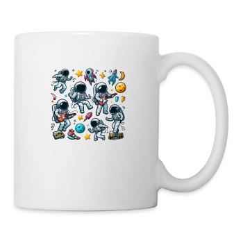 Astronaute Stylisé - Mug blanc - blanc - Droite