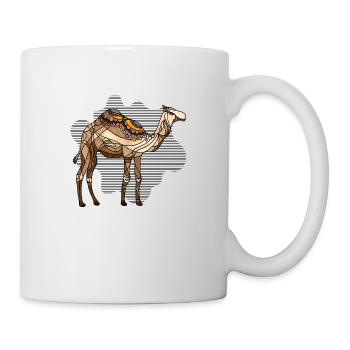 Chameau - Mug blanc - blanc - Droite