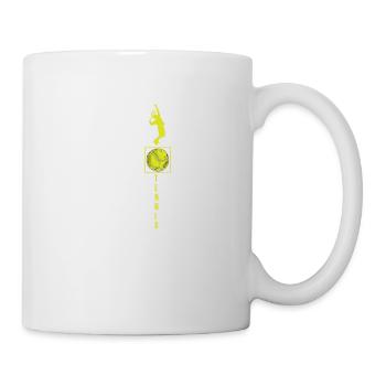 Eat Sleep Tennis Repeat Silhouette - Mug - white - Right