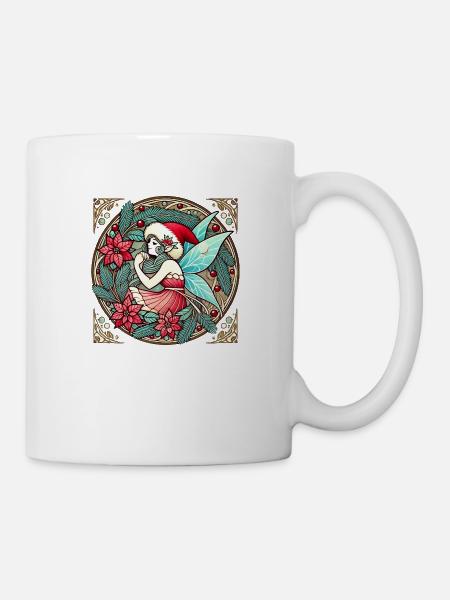 Fée de Noël - Mug blanc - blanc