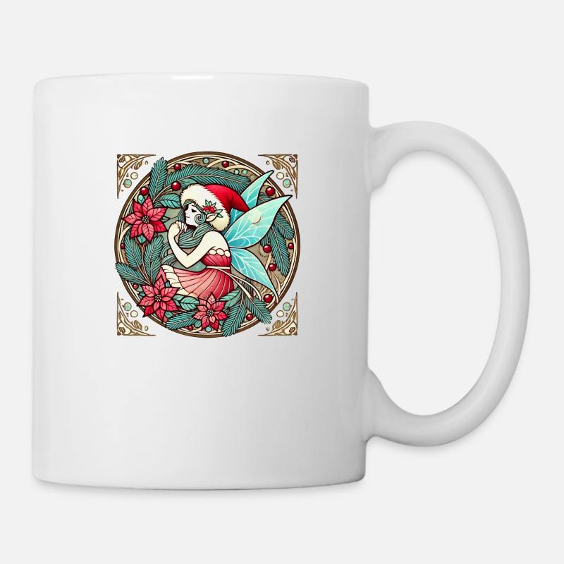 Fée de Noël - Mug blanc - blanc
