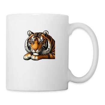 Big Cat Tiger: Master of the Jungle! - Mug - white - Right