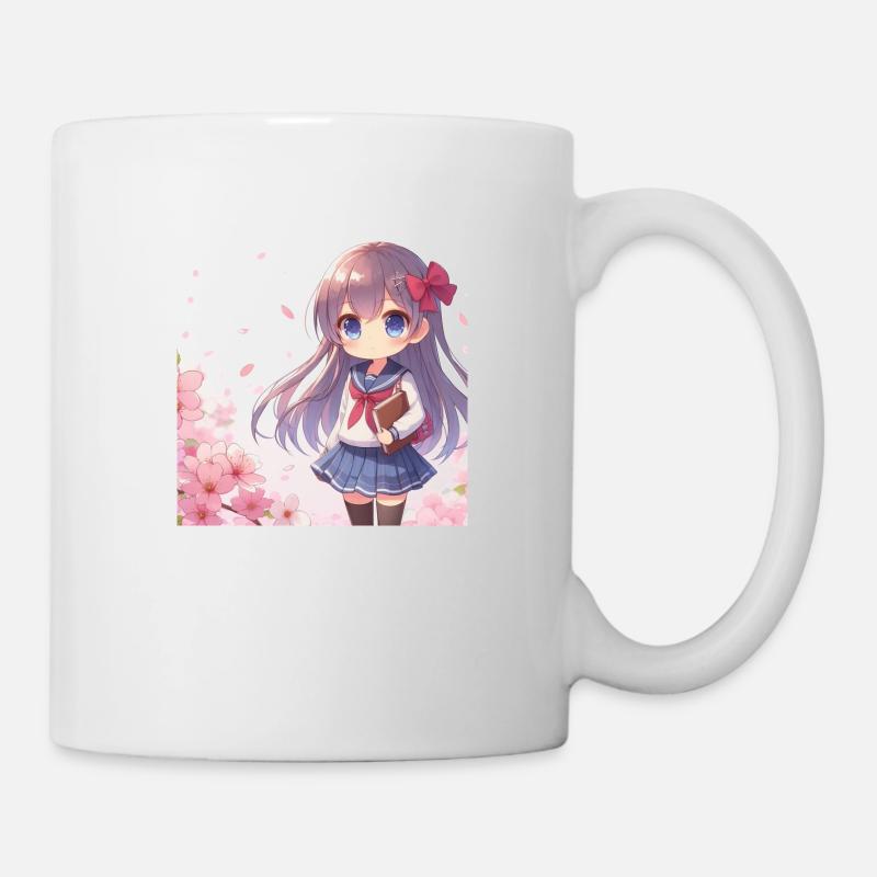 Mangas japonais animés - Mug blanc - blanc
