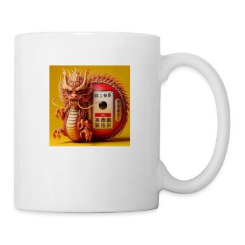 Japanese Dragon Monster - Mug - white - Right
