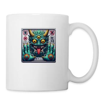 Japanese Dragon Monster - Mug - white - Right