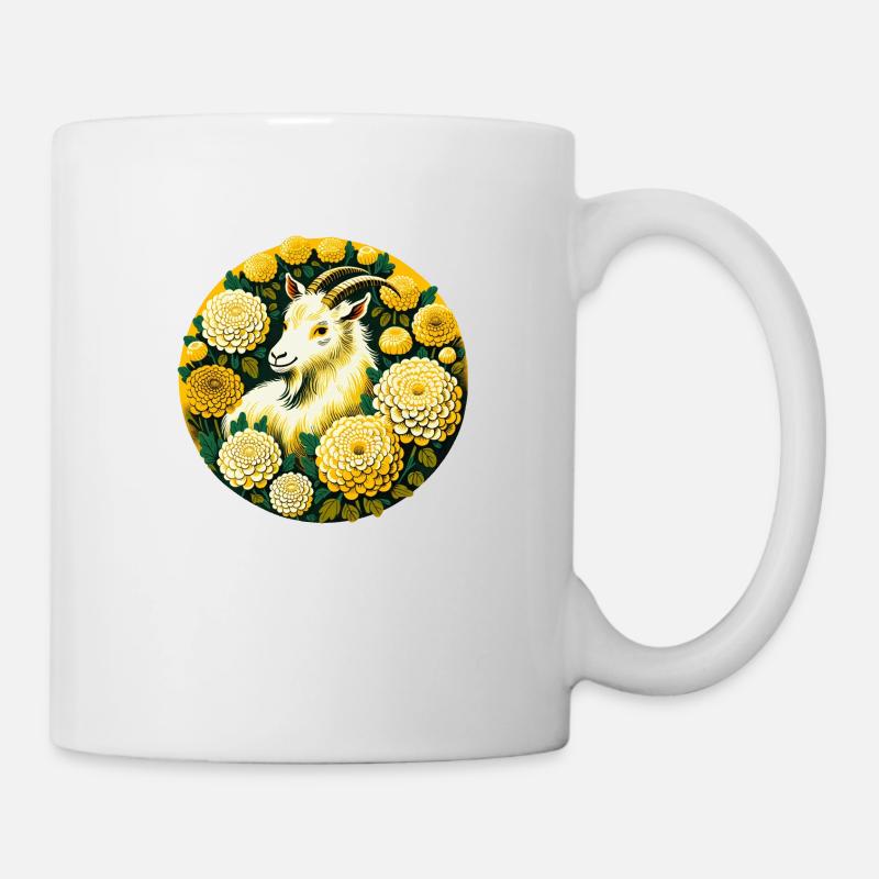 Süße Ziege - Tasse - Weiß