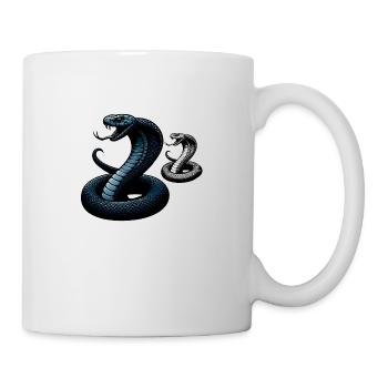 Serpent Mamba Noir Mignon - Mug blanc - blanc - Droite