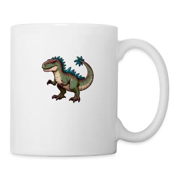 Kawaii Dinosaur Cute Dinosaur - Mug - white - Right