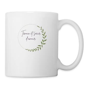 Witness and sister of love - Mug - white - Right