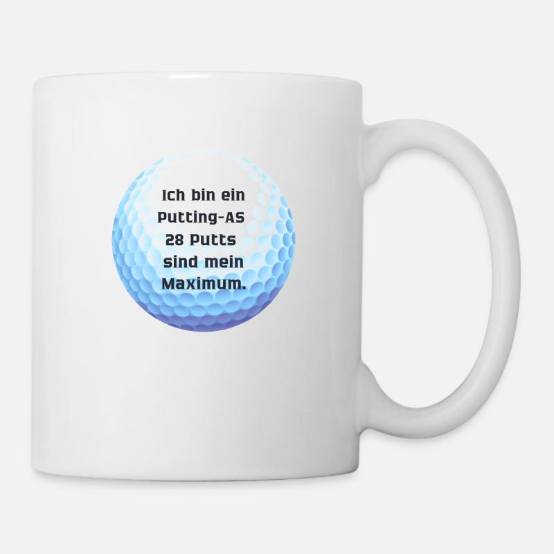 Golf Affirmation - Putten - Tasse - Weiß
