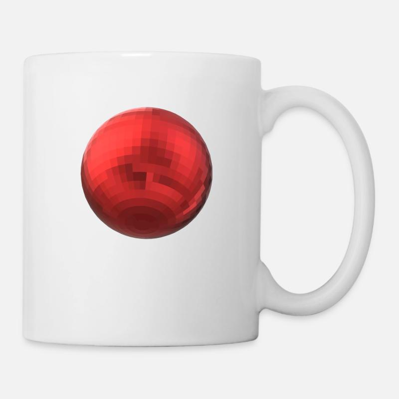 Red Sphere - Mug - white
