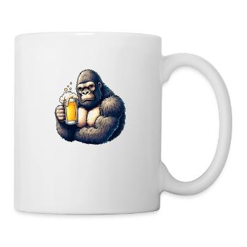 Chimpanzee Festive Beer - Mug - white - Right