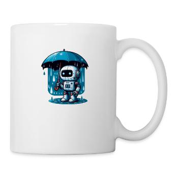 Rain Umbrella Bot - Mug - white - Right