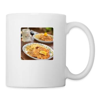 L’amour de l’escalope, les derniers vrais artistes - Mug blanc - blanc - Droite