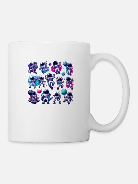 Astronaut and Planet - Mug - white