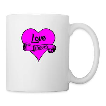 love forever - Tasse - Weiß - Rechts