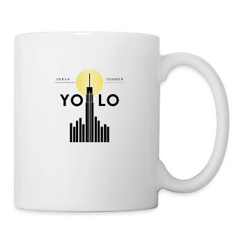 YOLO Urban Summer dark - Tasse - Weiß - Rechts