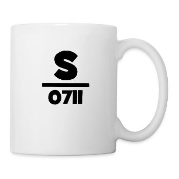 0711 - S - Vorwahl - Stuttgart - Neckar - Schwaben - Tasse - Weiß - Rechts