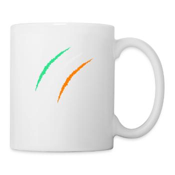 krallen irland - Tasse - Weiß - Rechts