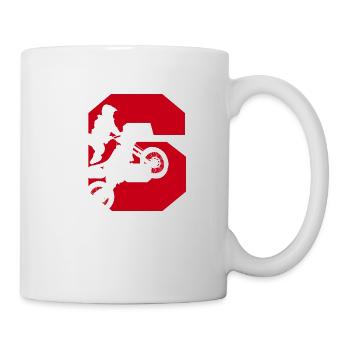Moto 6 Biker - Tasse - Weiß - Rechts