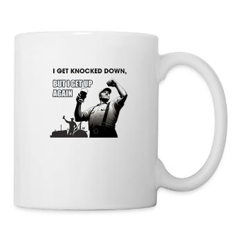 aber ich stehe wieder auf - Tasse - Weiß - Rechts
