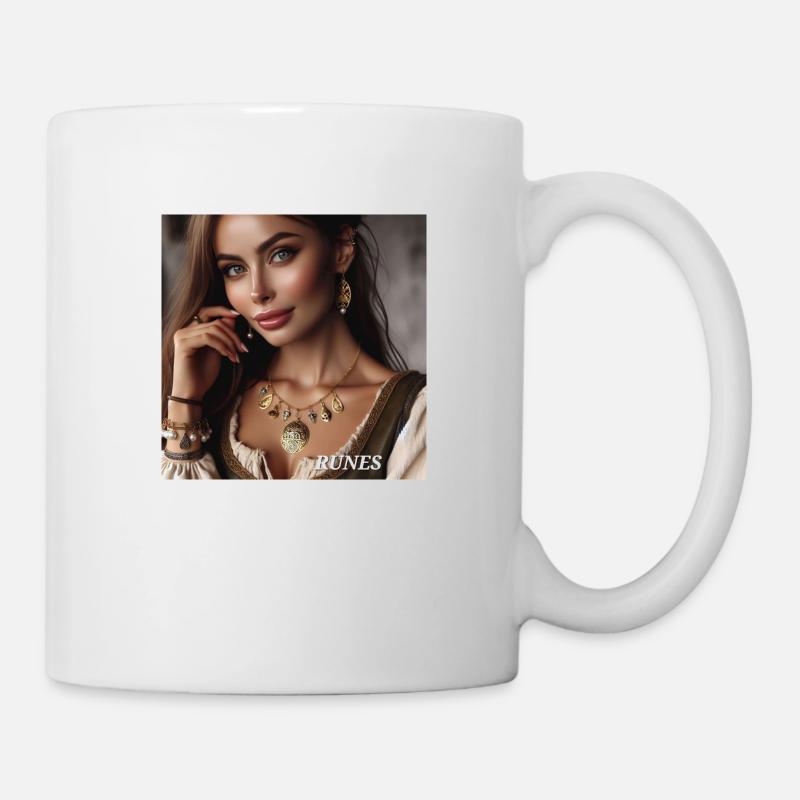 Runes - Mug blanc - blanc