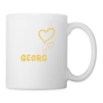 Vorname Georg - Tasse - Weiß - Rechts