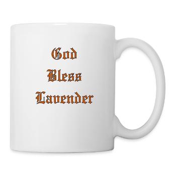 Que Dieu bénisse la lavande - Mug blanc - blanc - Droite