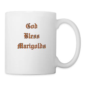 Que Dieu bénisse les soucis - Mug blanc - blanc - Droite