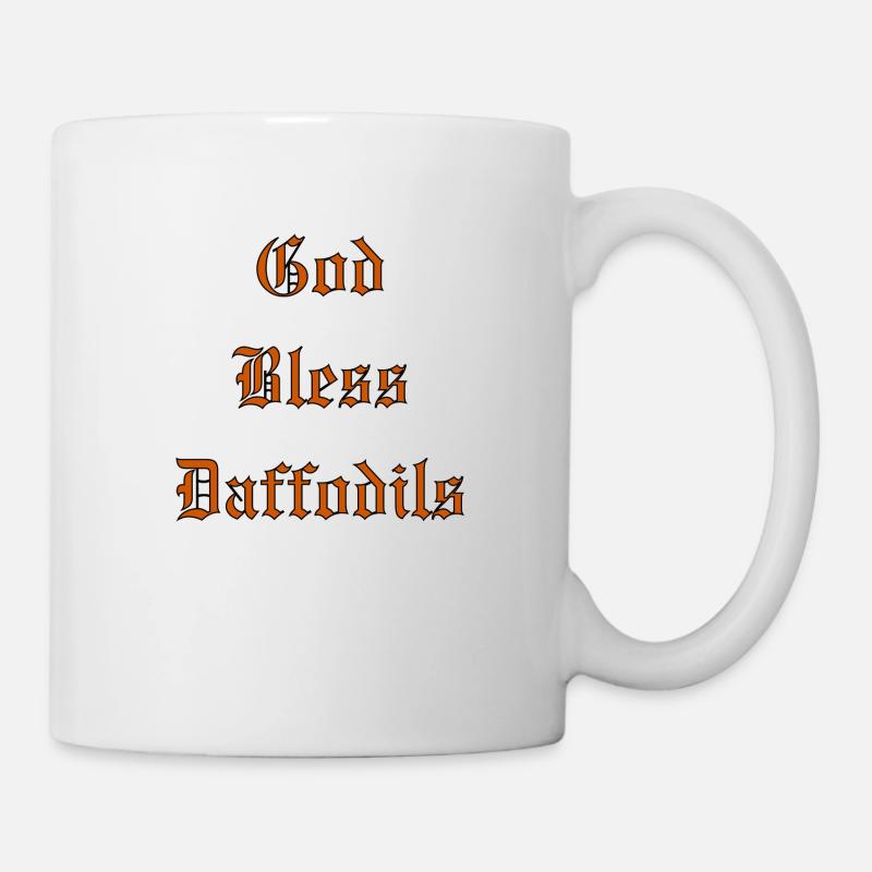 Que Dieu bénisse les jonquilles - Mug blanc - blanc