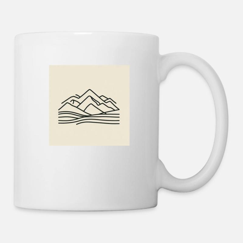 Tranquil Peaks - Tasse - Weiß