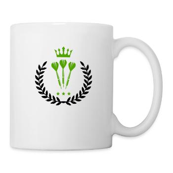 darts wappen 01 - Tasse - Weiß - Rechts
