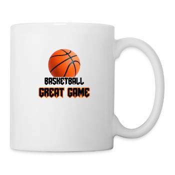 Basketball - Mug blanc - blanc - Droite