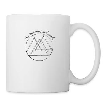 Mountains / Panoramas and Snacks - Mug - white - Right
