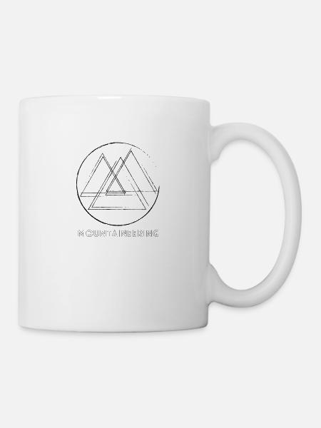 Berge / Mountaineering - Tasse - Weiß